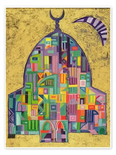 La casa de Dios II, 1993-94 de Laila Shawa Bridgeman Images