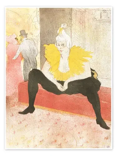 La Clownesse Cha-u-kao de Henri de Toulouse-Lautrec Master Collection