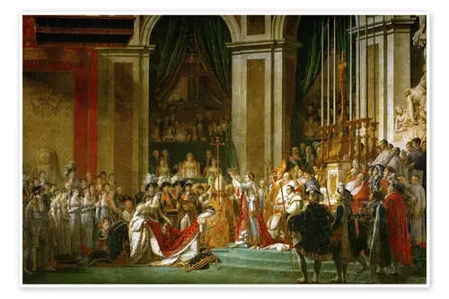La coronación de Napoleón de Jacques-Louis David Master Collection