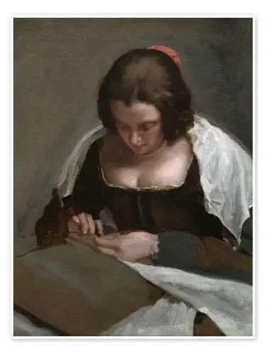 La costurera de Diego Rodriguez de Silva y Velázquez Master Collection