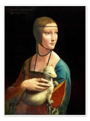 La dama del armiño de Leonardo da Vinci Master Collection