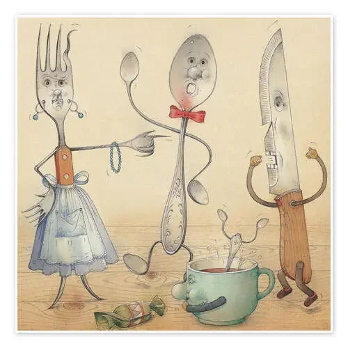 La discusión, 2003 de Kestutis Kasparavicius Bridgeman Images