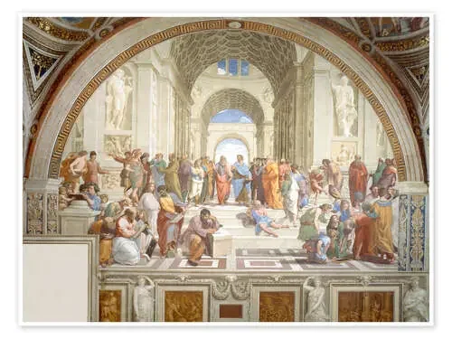 La escuela de Atenas I de Raffael Master Collection