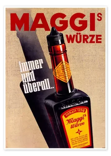 La especia de Maggi – siempre y en todas partes de Vintage Advertising Collection