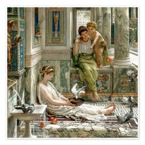 La esquina de la villa de Sir Edward John Poynter Master Collection