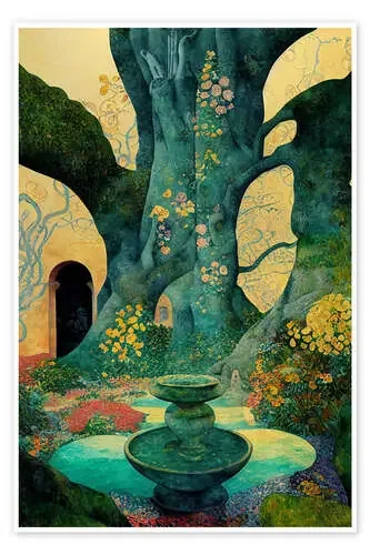 La fuente y el árbol de Mariusz Flont