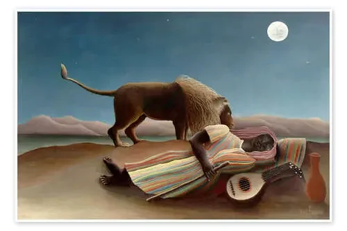 La gitana dormida de Henri Rousseau Master Collection