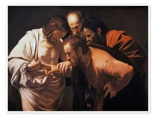 La incredulidad de Santo Tomás de Michelangelo Merisi (Caravaggio) Master Collection