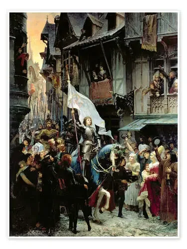 La llegada de Juana de Arco de Jean-Jacques Scherrer Bridgeman Images