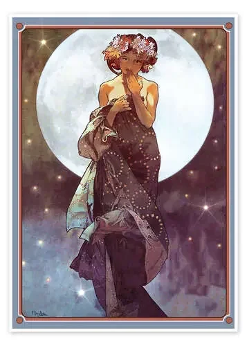 La Luna, adaptación de Alfons Mucha Master Collection