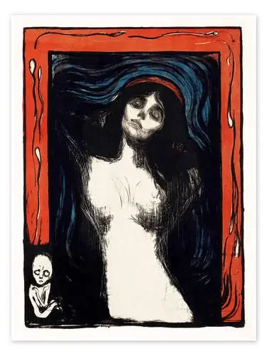 La Madonna, 1895 de Edvard Munch Master Collection