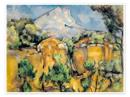 La montaña de Sainte-Victoire, vista desde Bibémus de Paul Cézanne akg-images