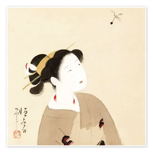 La observación de un diente de león siembra de Kitano Tsunetomi Master Collection