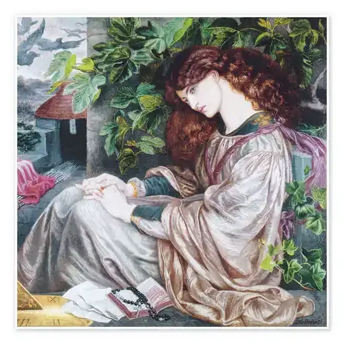 La Pia de Tolomei de Dante Charles Gabriel Rossetti Master Collection