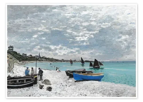 La playa de Sainte-Adresse de Claude Monet Master Collection