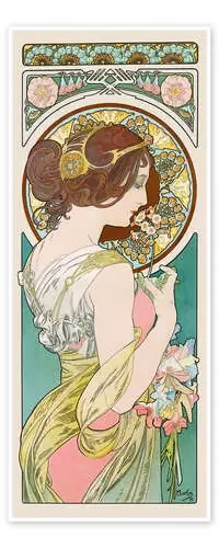 La primavera de Alfons Mucha Master Collection