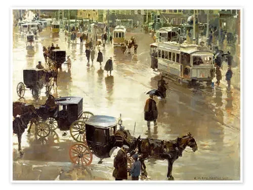 La Puerta del Sol, Madrid de Enrique Martínez Cubells y Ruiz Master Collection