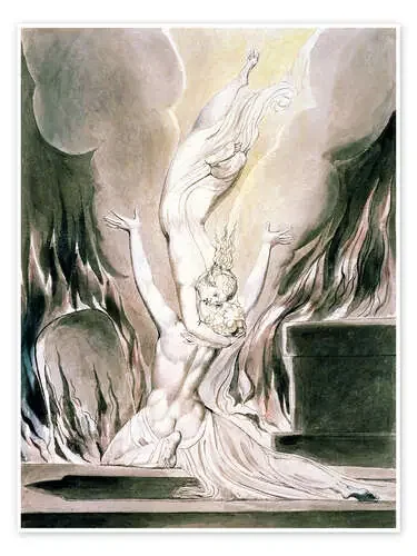La reunión del alma y el cuerpo de William Blake Master Collection