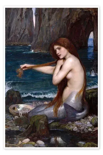La sirena de John William Waterhouse Master Collection