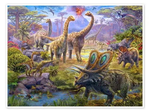 La vida de los dinosaurios de Jan Patrik Krasny MGL Licensing