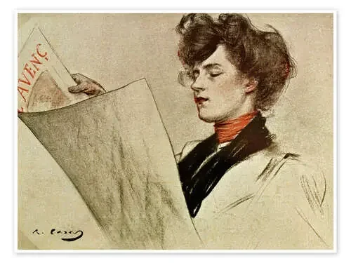 Lady reading L‘Avenç de Ramon Casas i Carbó akg-images