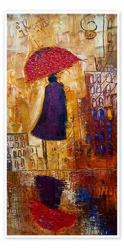 Lady with a Red Umbrella de Justyna Kopania