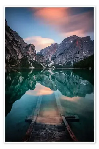 Lago di Braies just before sunset de MUXPIX