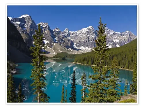 Lago Moraine, en el parque nacional de Banff, Canadá de Paul Thompson Danita Delimont