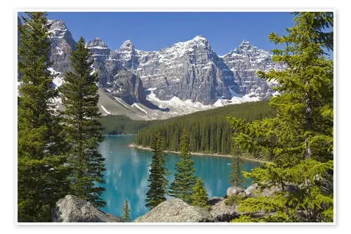 Lago Moraine, Montañas rocosas de Canadá de Paul Thompson Danita Delimont