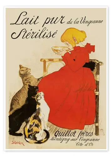 Lait pur Stérilisé de Théophile-Alexandre Steinlen Master Collection