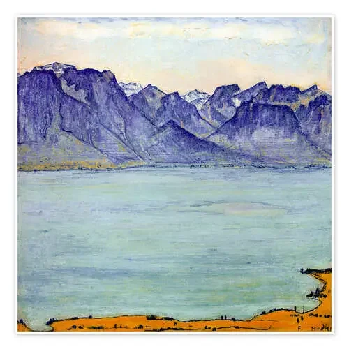 Lake Geneva near Chamby de Ferdinand Hodler akg-images
