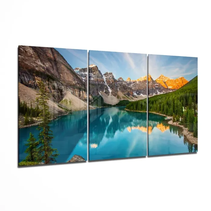 Lake Mega Glass Wall Art – 55 » x 28,5 «