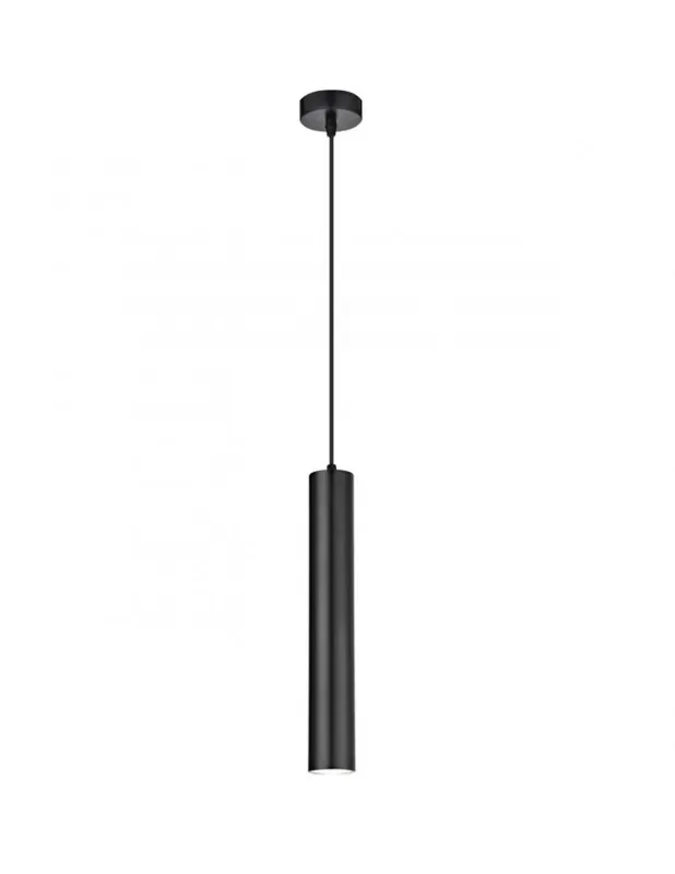 Lámpara Colgante Cilindro Negro 35 cm