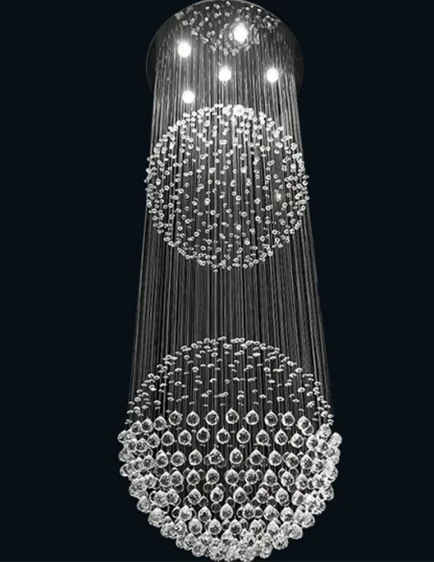 Lampara Colgante de Cristal Gran Formato