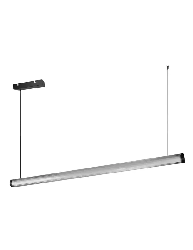 Lámpara de Colgar Lineal Negra Led