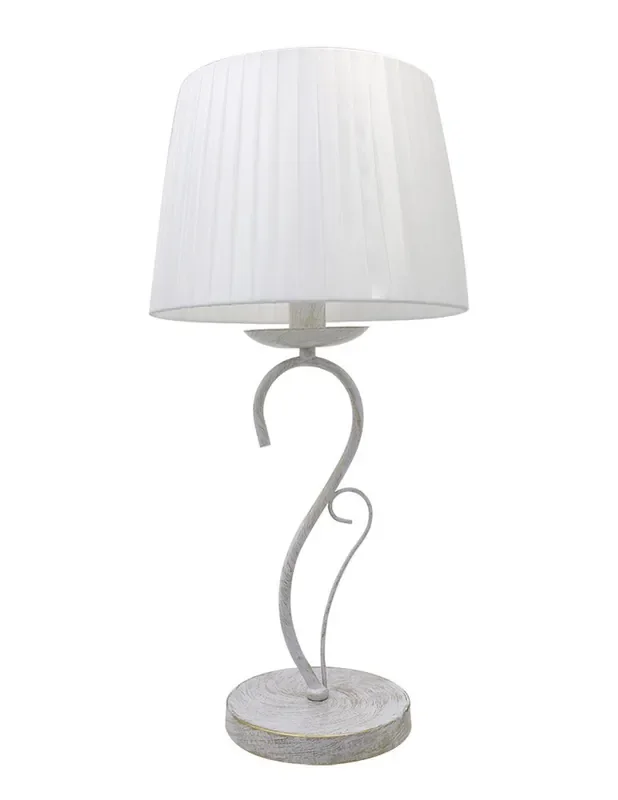 Lámpara de Mesa Amsterdam Blanca y oro