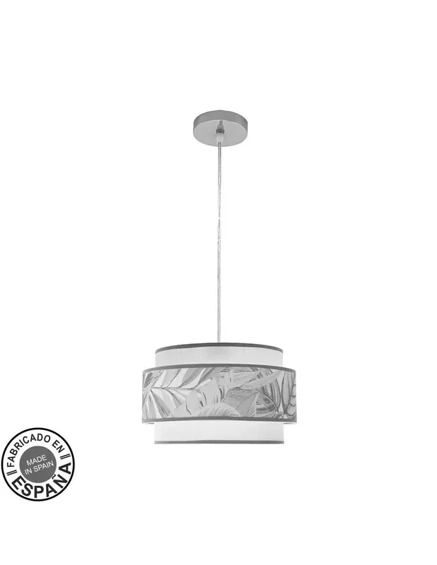 Lámpara de Techo Camerún Blanco Gris
