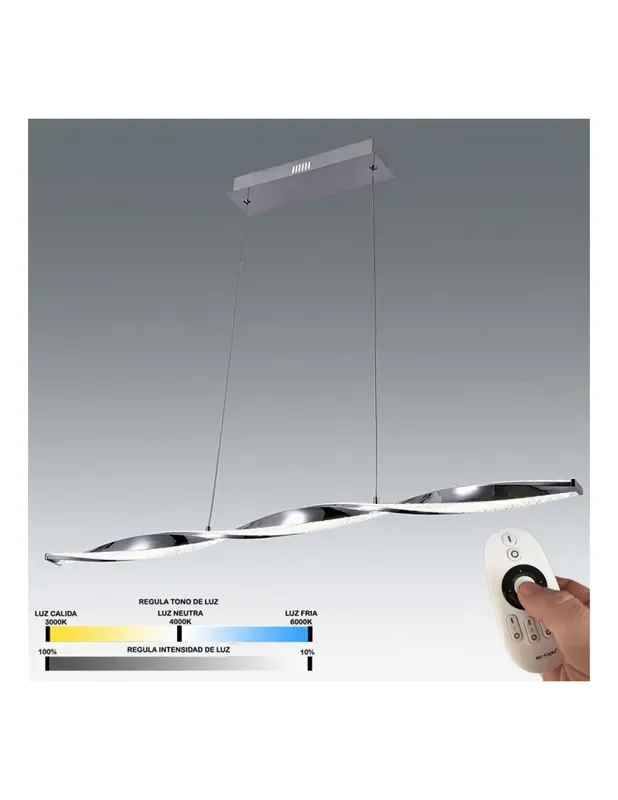 Lámpara de Techo Salón Led con Mando