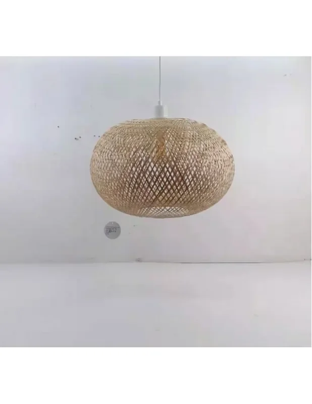 Lámpara Mimbre Natural Reconvertible