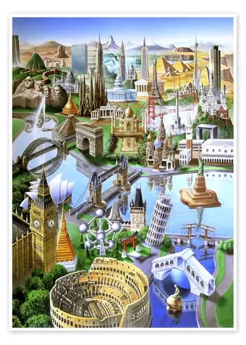 Landmarks of the world de Adrian Chesterman MGL Licensing