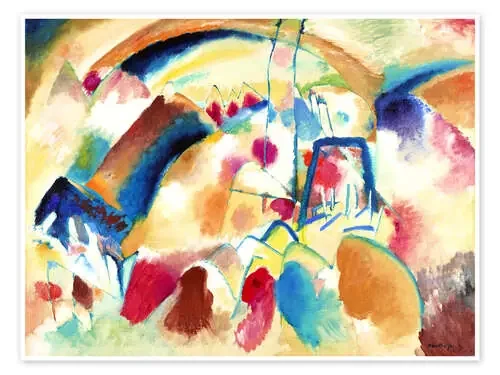 Landscape with Church de Wassily Kandinsky ARTOTHEK