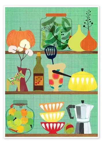 Las estanterías de la cocina 02 de Taika Tori