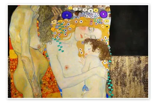 Las tres edades de la mujer (detalle) de Gustav Klimt Master Collection