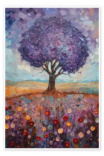 Lavender Tree de Michael artefacti
