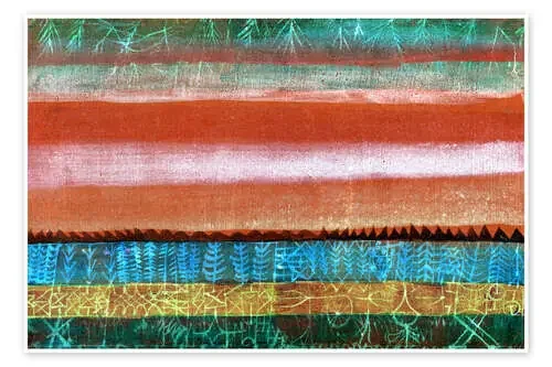 Layered Landscape de Paul Klee Bridgeman Images