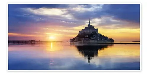 Le Mont-Saint-Michel at sunset Editors Choice