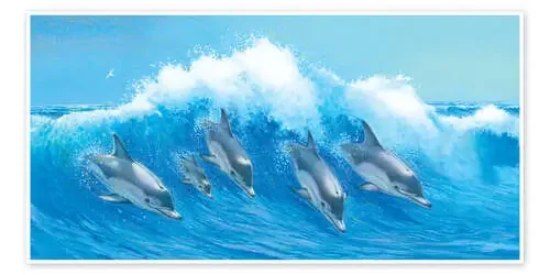 Leaping Dolphins de John Butler MGL Licensing
