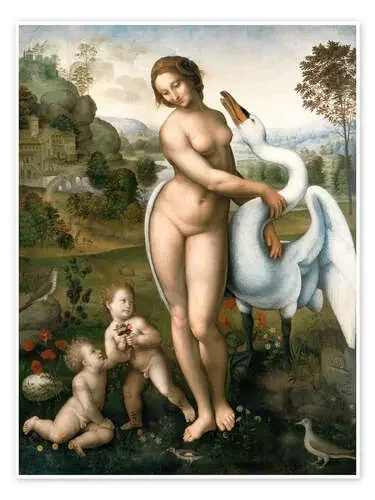 Leda y el cisne de Leonardo da Vinci ARTOTHEK