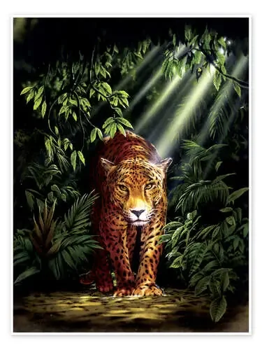 Leopardo en la selva de Robin Koni MGL Licensing
