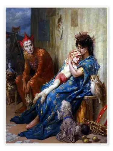 Les Saltimbanques, 1874 de Gustave Doré Bridgeman Images